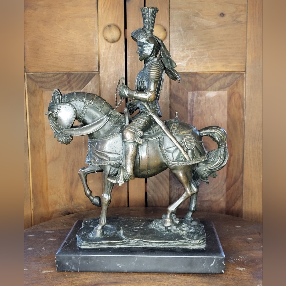 Bronze Knight Statue